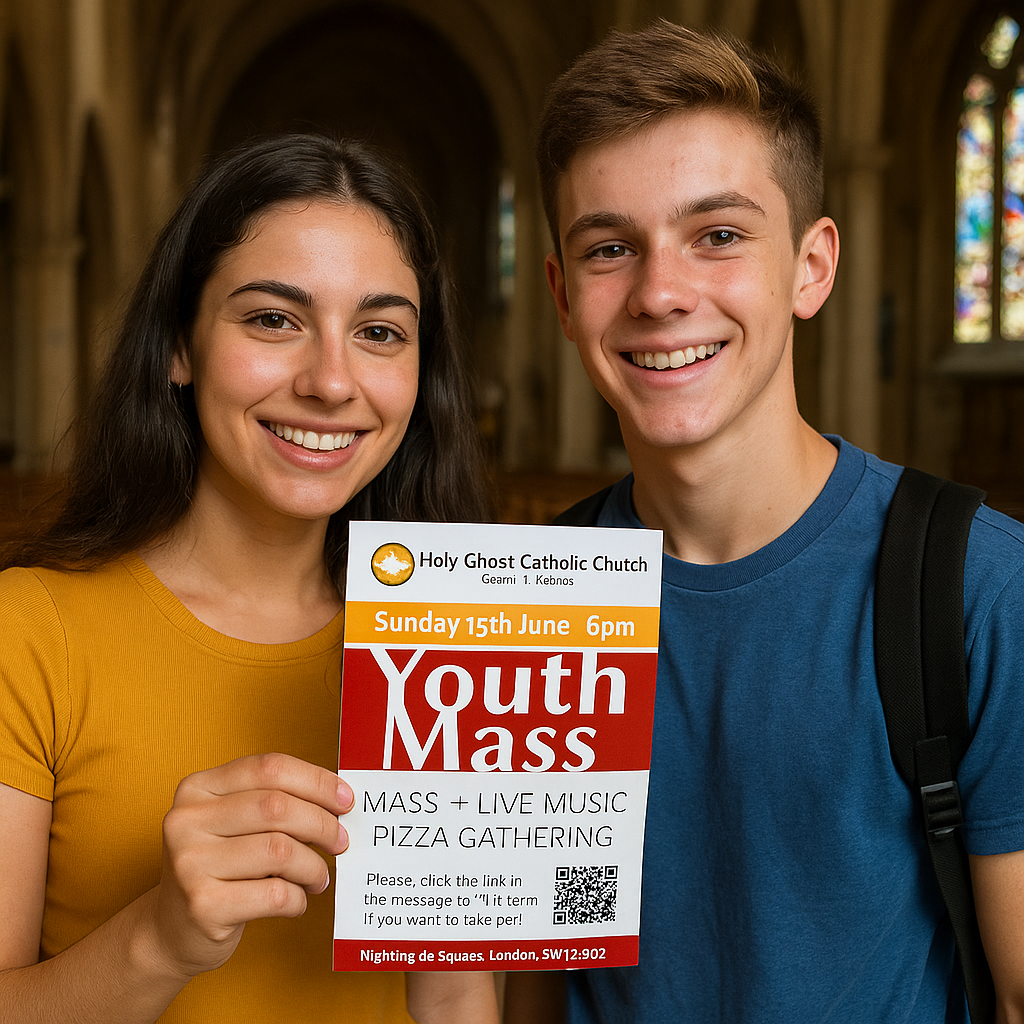 Special Youth Mass. Sunday, 15th June at 6PM